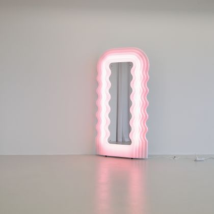 Illuminated Floor Mirror by Ettore SOTTSASS