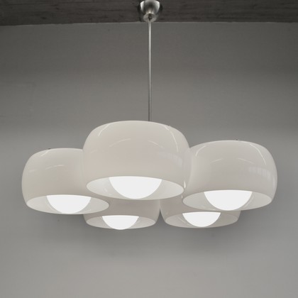 Large Ceiling Lamp PENTACLINIO, design by Vico MAGISTRETTI for Artemide, 1961