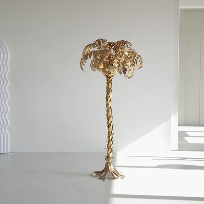 Large Palm-Tree Floor Lamp by Hans Kögl