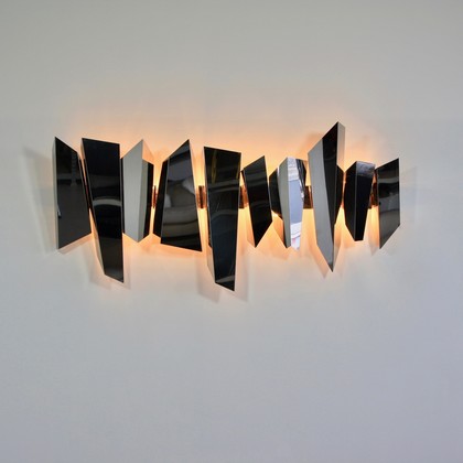Large Wall Sconce by Mario TORREGIANI (attri), 1980's