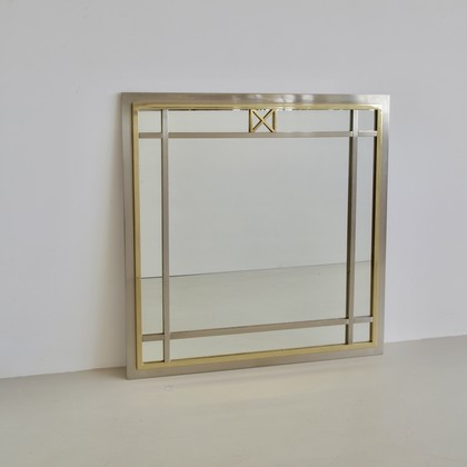 Mid-Century Modern Mirror by Belgo Chrom