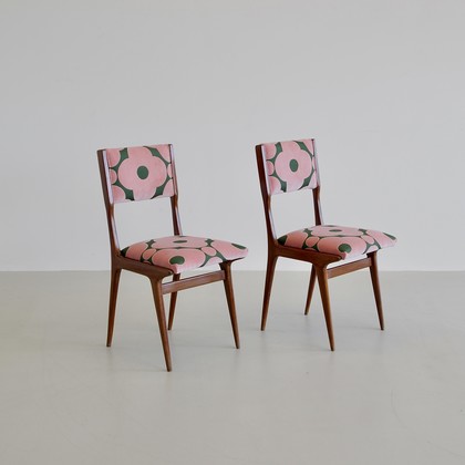 PAIR of Dining Chairs, Italy 1950's