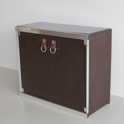 PAIR of Maison HERMES Cabinets by Guido Faleschini, 1970s 