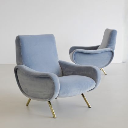 Pair of original LADY Armchairs by Marco ZANUSO,  Arflex Italy