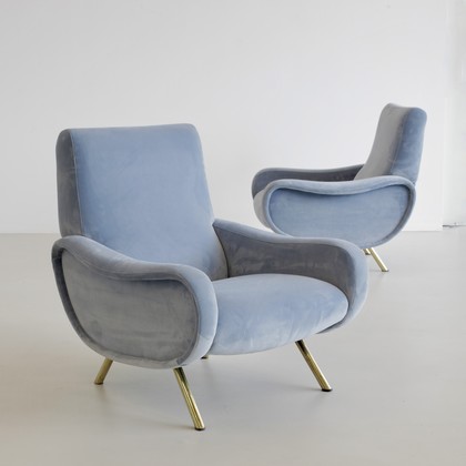 Pair of original LADY Armchairs by Marco ZANUSO,  Arflex Italy