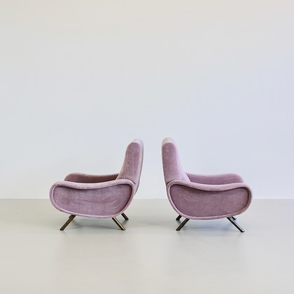 Pair of original LADY Armchairs by Marco ZANUSO, Arflex Italy