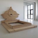 Bed by Mario CEROLI, 'Bocca della Verità' by POLTRONOVA, 1972