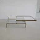 BELGO CHROM Coffee Table with sliding Top, 1980s