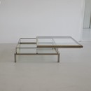 BELGO CHROM Coffee Table with sliding Top, 1980s