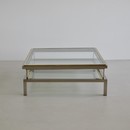 BELGO CHROM Coffee Table with sliding Top, 1980s