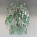 Carlo SCARPA designed Polyhedron Chandelier by VENINI 1970s