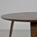 CHERNER Round Table in classic Walnut, 2003