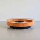 Coffee Table (burl wood) by Willy RIZZO, 1972, SIGNED