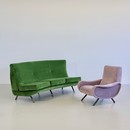 Curved Sofa by Marco Zanuso, 1950's