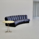 DeSede "Tatzelwurm" Sofa DS600, 1972. space and chrome