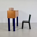 Desk/ Bureau + Chair designed by SOTTSASS and ZANINI 1986