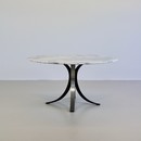 Dining Table by Osvaldo BORSANI & Eugenio GERLI with marble top, 1963/64
