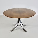 Dining Table by Osvaldo BORSANI & Eugenio GERLI with wooden top, 1963/64 Dining Table by Osvaldo BORSANI & Eugenio GERLI with wooden top, 1963/64