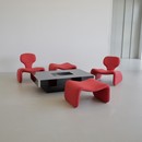 DJINN Chair & Footstool by Olivier MOURGUE for AIRBORNE