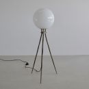 Faux Baomboo Tripod Floor Lamp, France 1960s