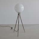 Faux Baomboo Tripod Floor Lamp, France 1960s Faux Baomboo Tripod Floor Lamp, France 1960s