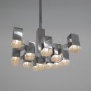 Hanging Lamp by Gaetano SCIOLARI (13 lights), 1960s
