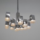 Hanging Lamp by Gaetano SCIOLARI (13 lights), 1960s Hanging Lamp by Gaetano SCIOLARI (13 lights), 1960s