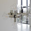 Large 'Atomic' Chandelier by Trix and Robert HAUSSMANN, 1969