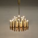Large Chandelier designed by Angelo BROTTO for ESPERIA, 1960s