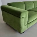 Large green Sofa D120 by Valeria BORSANI and Alfredo BONETTI, TECNO 1966