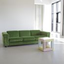 Large green Sofa D120 by Valeria BORSANI and Alfredo BONETTI, TECNO 1966
