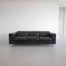 Large green Sofa D120 by Valeria BORSANI and Alfredo BONETTI, TECNO  1966