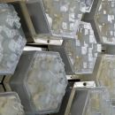 Large Illuminated Wall Sculpture by POLIARTE Verona, 1970s