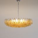 Large Polyhedron Glass Chandelier by Carlo SCARPA