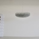 Large Polyhedron Glass Chandelier designed by Carlo SCARPA