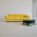 Large Sofa D120 by Valeria BORSANI and Alfredo BONETTI, TECNO 1966