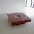 Large square Coffee Table by Willy RIZZO, 1972