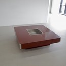 Large square Coffee Table by Willy RIZZO, 1972