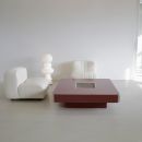 Large square Coffee Table by Willy RIZZO, 1972