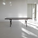 Large Table/ Desk 'TOLOMEO' by MIM Roma, 1950's- spaceandchrome.com