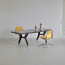 Large Table/ Desk 'TOLOMEO' by MIM Roma, 1950's- spaceandchrome.com