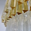 Large Trilobi Glass Chandelier, MURANO