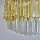 Large Trilobi Glass Chandelier, MURANO