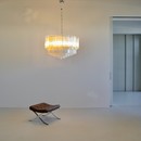 Large Trilobi Glass Chandelier, MURANO
