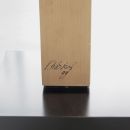 Large Wooden Sculpture 'Burned Matchstick', 1999