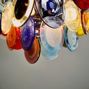 Multi-Colored Murano Glass Chandelier from Vistosi, 1988