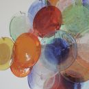 Multi-Colored Murano Glass VISTOSI Chandelier,  1980s