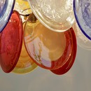 Multi-Colored Murano Glass VISTOSI Chandelier,  1980s
