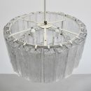MURANO Glass Chandelier by Fratelli TOSO. Italy 1960s