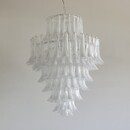 MURANO Glass Saddle Form eight-tier Chandelier